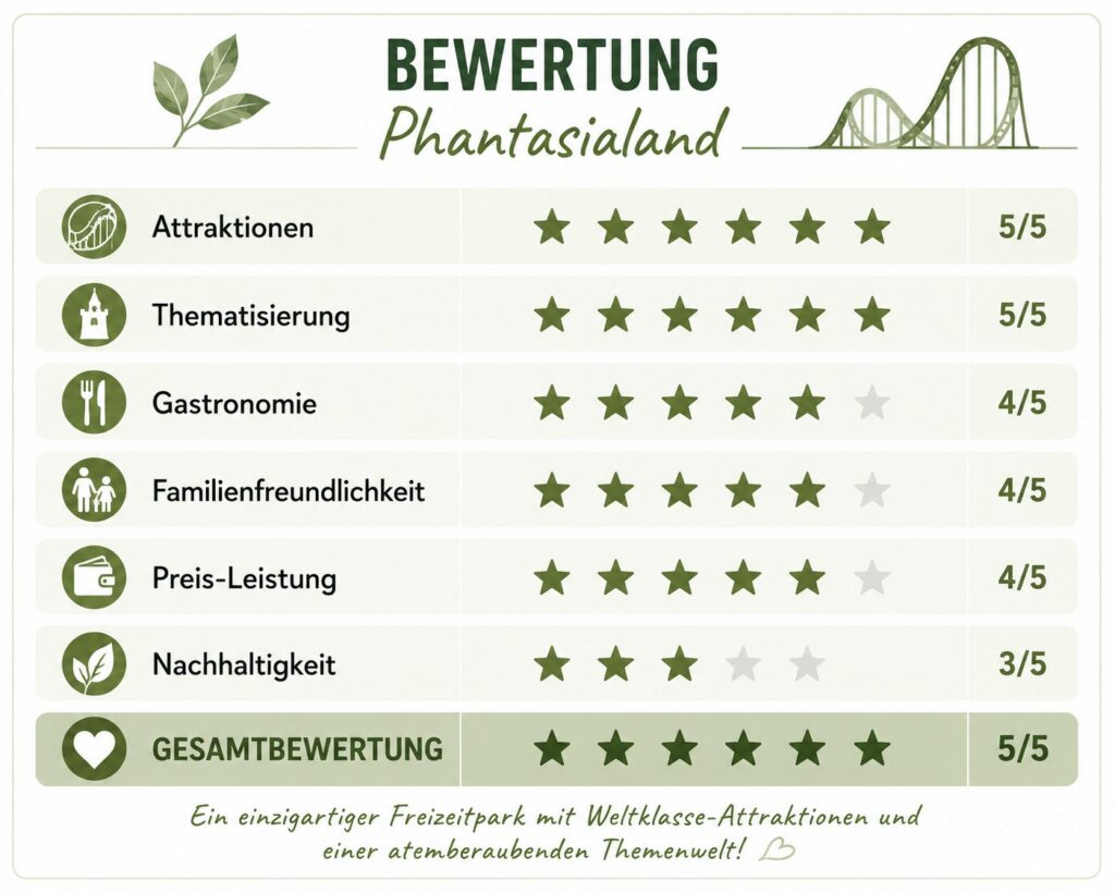 Bewertung Phantasialand