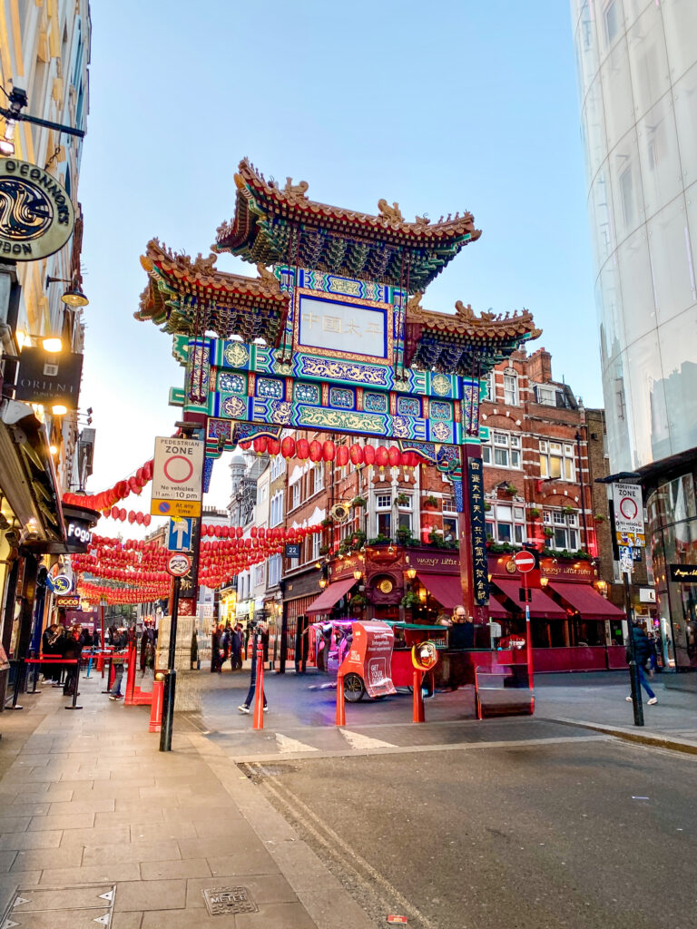 Chinatown Eingang in London