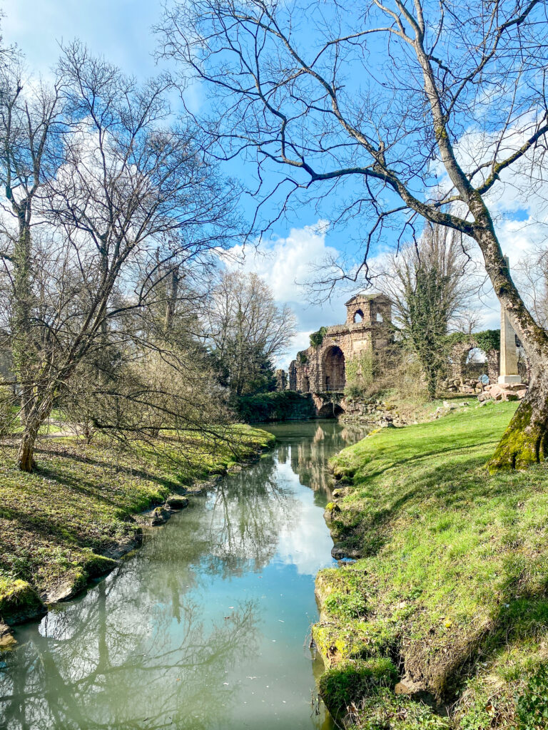 Der Merkurtempel am Schloss Schwetzingen