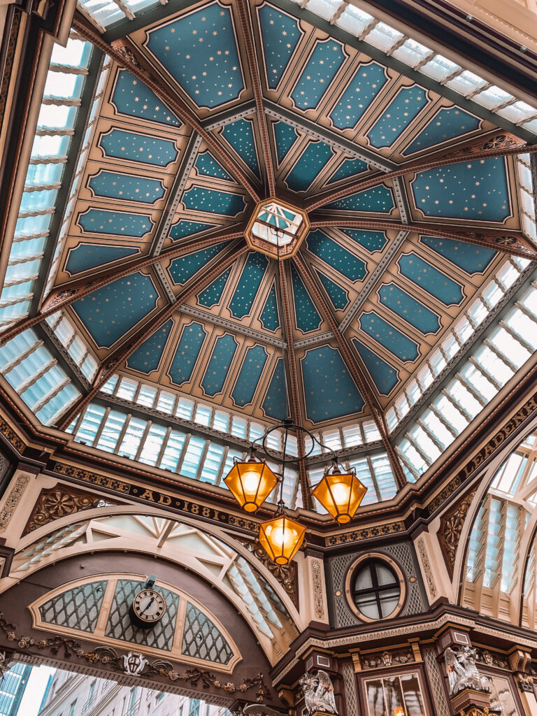 Leadenhall Market Decke in London