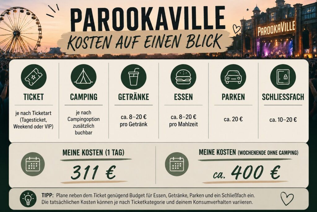Leaftodiscover Parookaville Kosten
