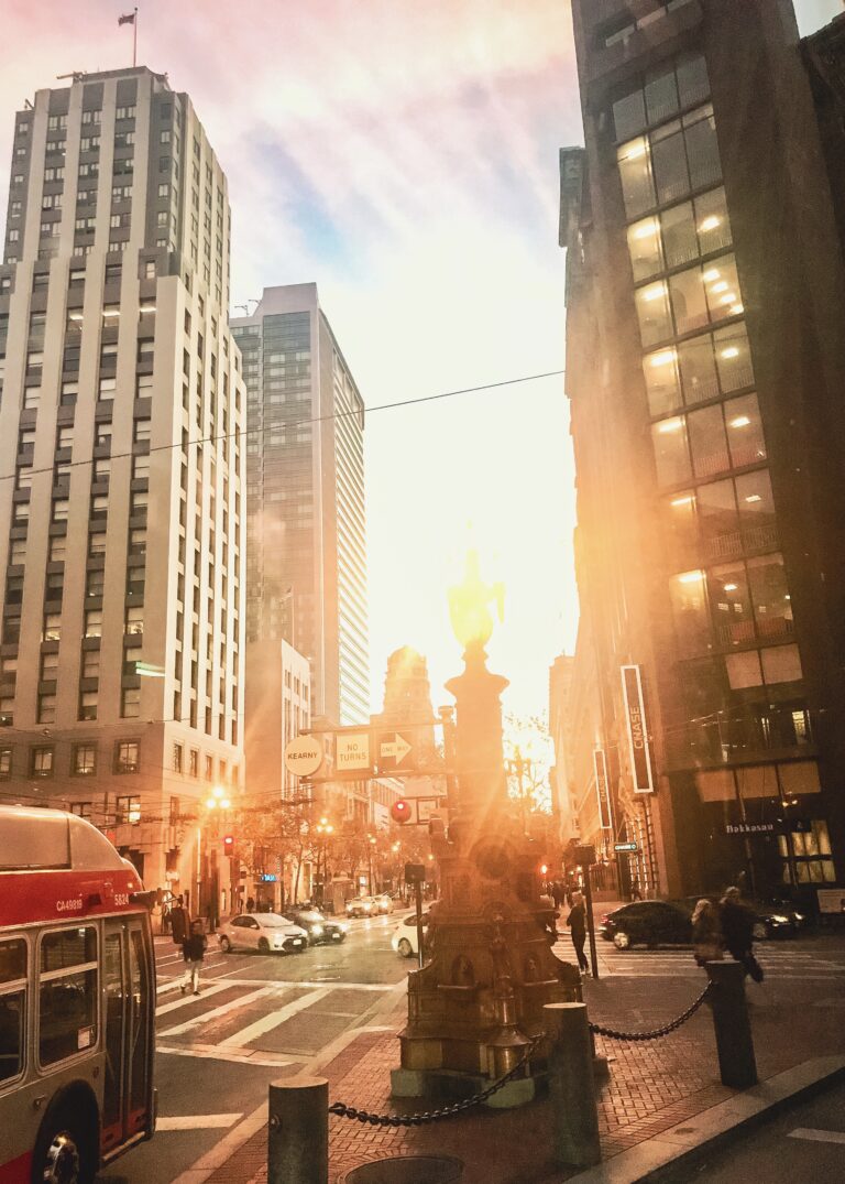 San Francisco bei Sonnenuntergang